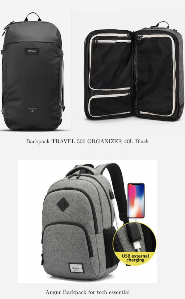 backpacks